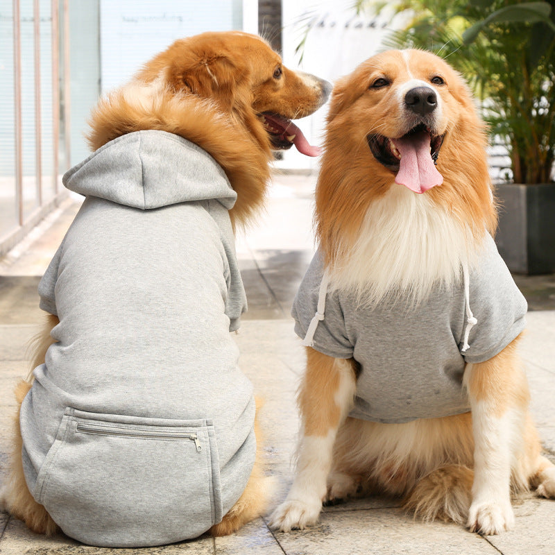 Hundepullover mit Reißverschlusstasche