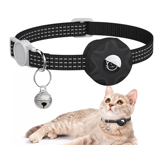 Katzenhalsband Tracker mit Silikonhülle für AirTag (Einzeln)