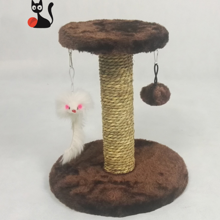 Mini-Katzenklettergerüst mit Sisalkratzpfosten
