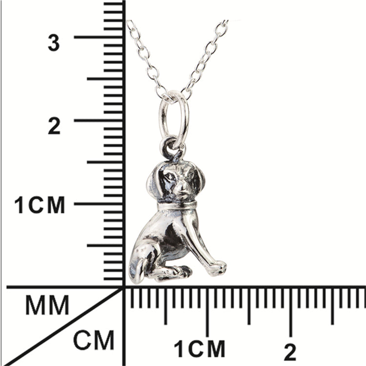 Hunde-Anhänger aus 925er Sterlingsilber