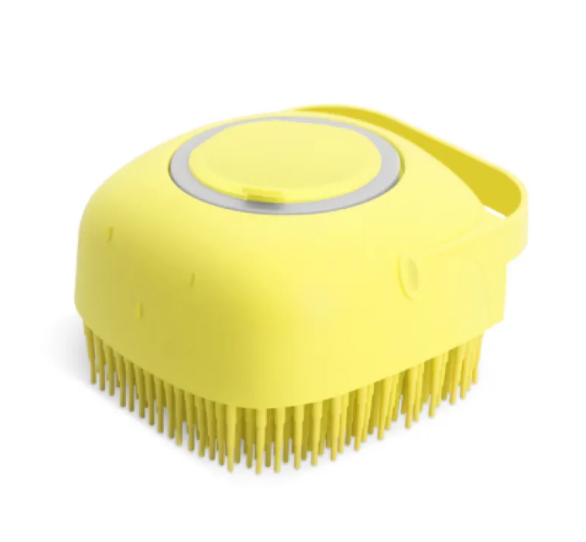 Haustier-Shampoobürste und Massagekamm