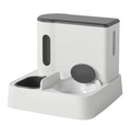 Automatischer Katzenfutter- & Wasserspender mit Doppelschüssel-Design