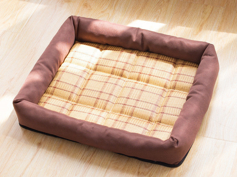 Abnehmbares Oxford-Stoff Hundebett mit Kühlmatte