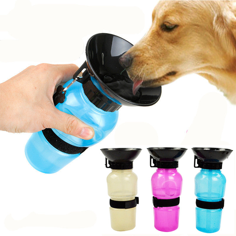 Tragbare Hund Wasserflasche mit Squeeze-Spender