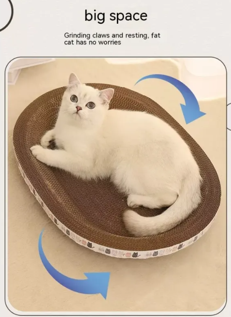 Katzen Kratzbrett & Nest Kombi
