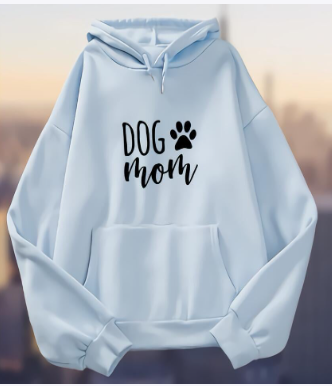 Bequemer Mode-Hoodie für Hundemamas