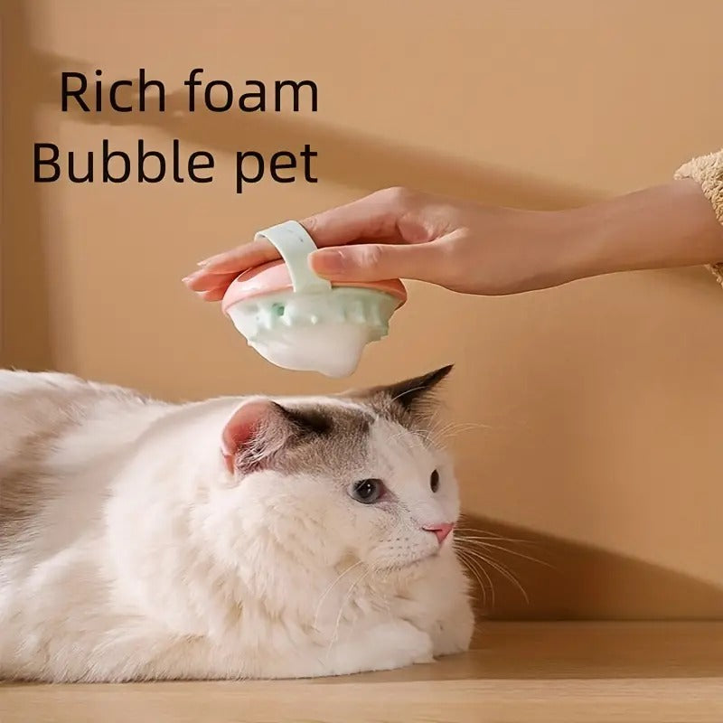 Silikon-Shampoobürste für die Fellpflege von Hunden und Katzen