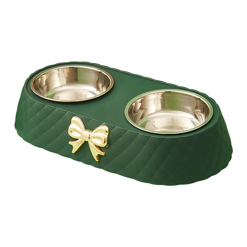 Schleifen-Design Katzenfutterschale