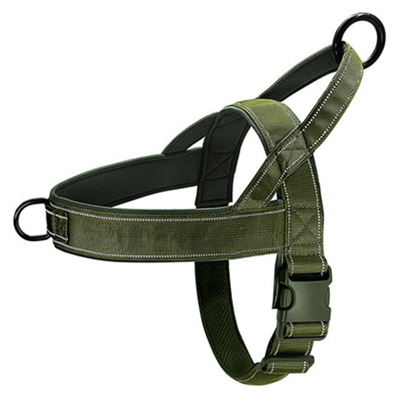 2024 Tactical Nylon Dog Harness with Leash (Medium/Large)