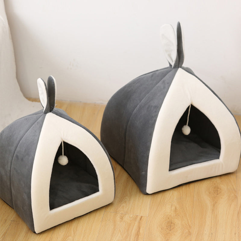 Katzenhaus-Villa mit Bett für mittelgroße Hunde