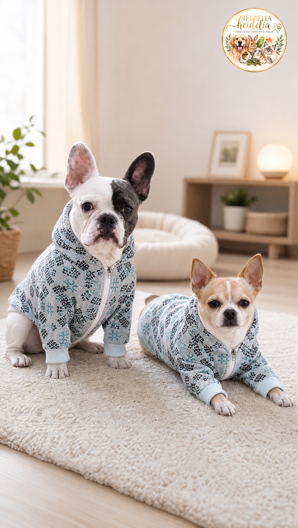 Teddy Hund Muster Druck