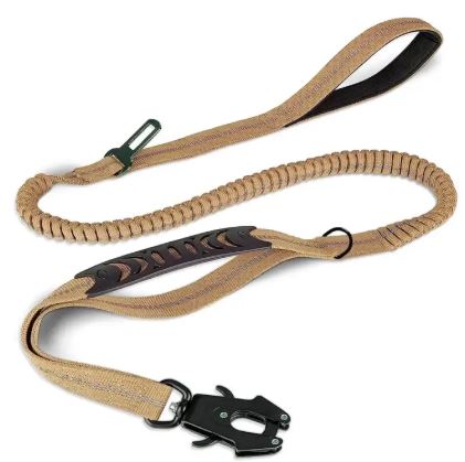 Schwere taktische Hundeleine mit Bungee