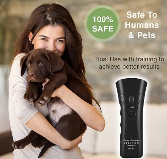 Handheld Ultraschall LED Hundetrainer