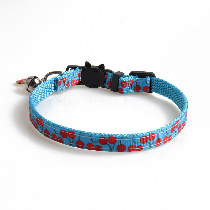Arminger's Neues Frucht-Katzenhalsband mit Gurtband-Design