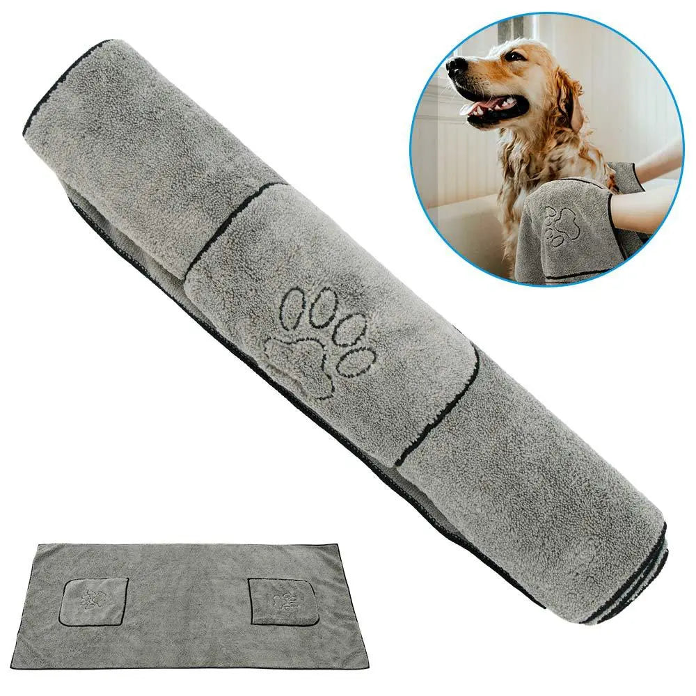 Hundebademantel Handtuch