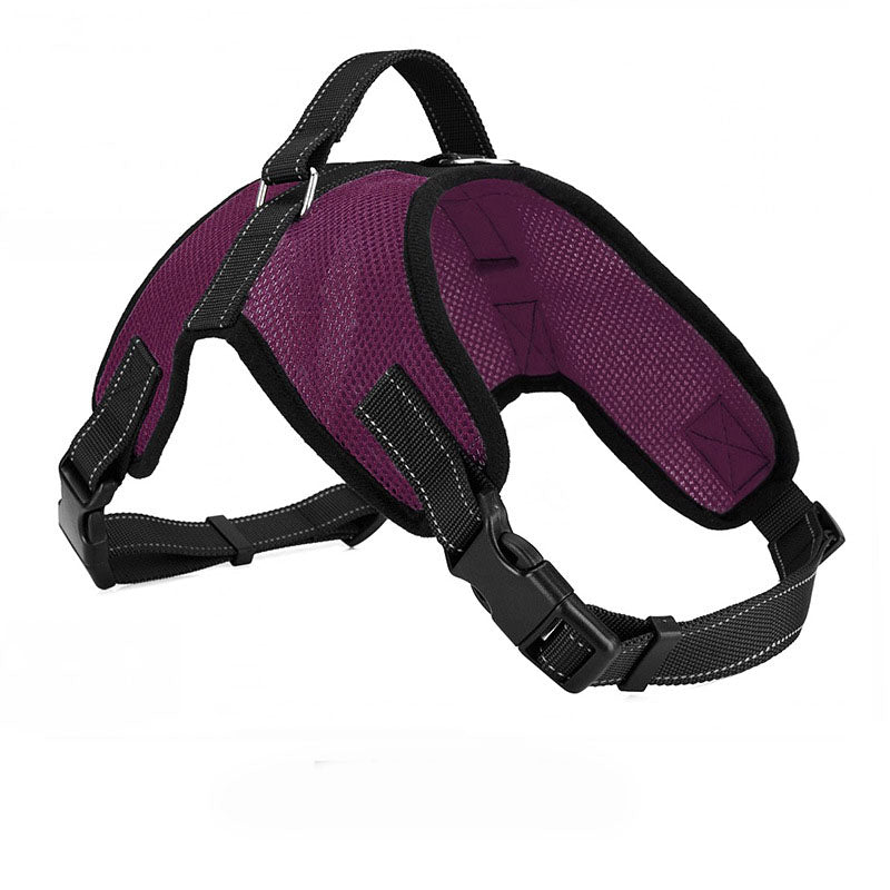 Atmungsaktive Hundeleine mit Einfachem Haustier-Brustgeschirr