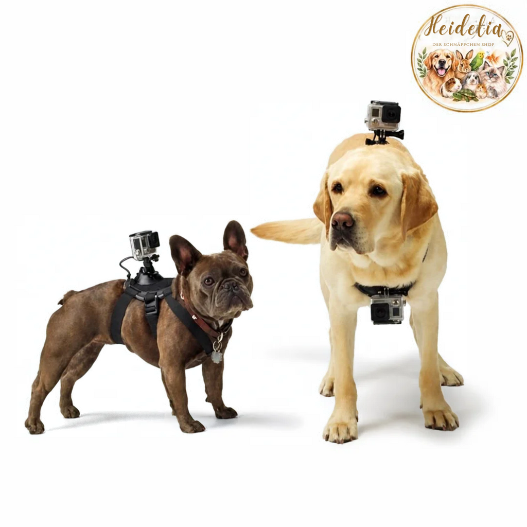Hundegeschirr mit GoPro-Halterung