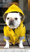 Retro Gepolsterte Hunderegenjacke