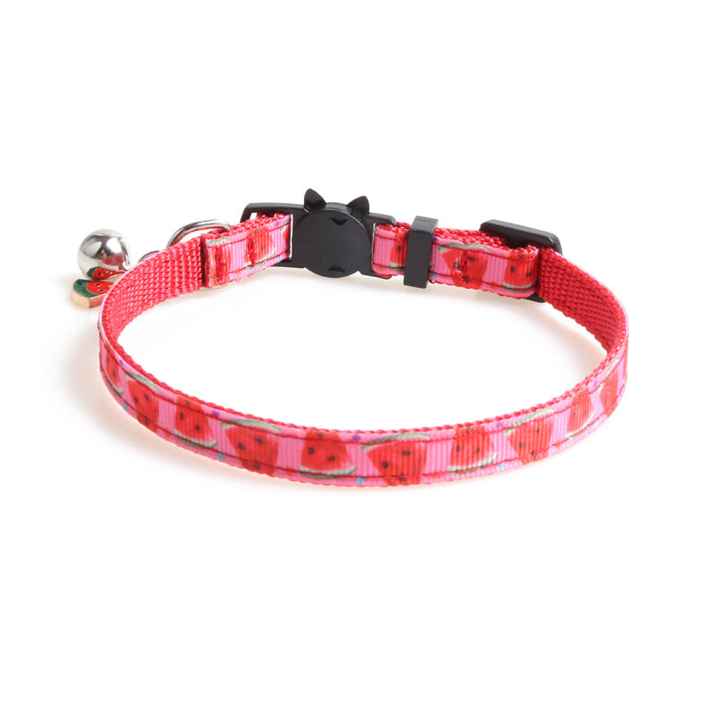 Arminger's Neues Frucht-Katzenhalsband mit Gurtband-Design