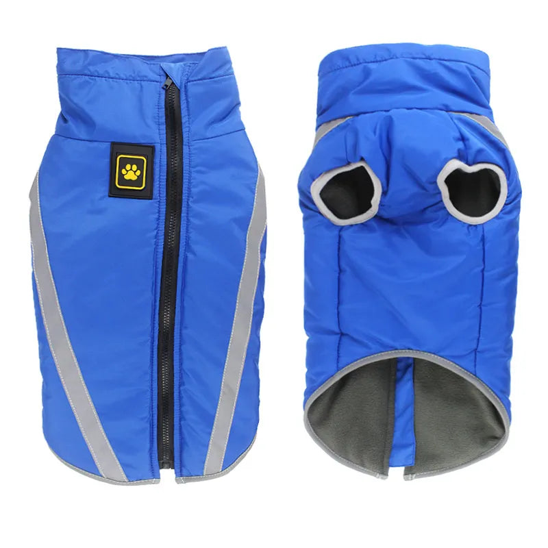 Dickere winddichte Hundejacke