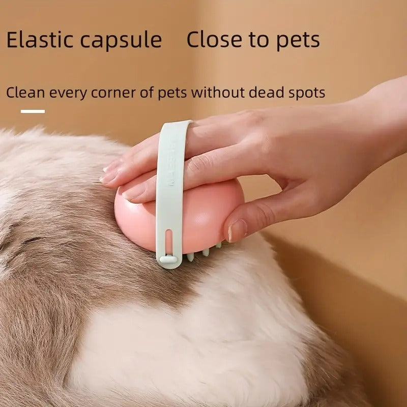 Silikon-Shampoobürste für die Fellpflege von Hunden und Katzen