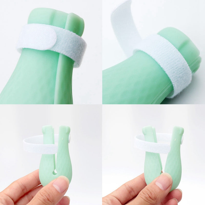 Verstellbare Katzenpfotenschutzstiefel für Baden & Pflege