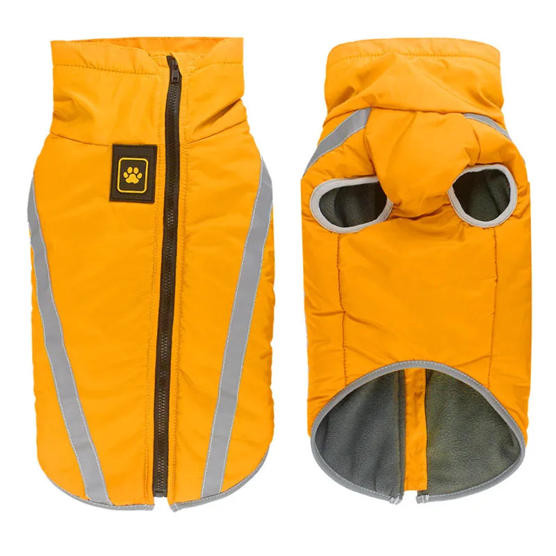 Dickere winddichte Hundejacke