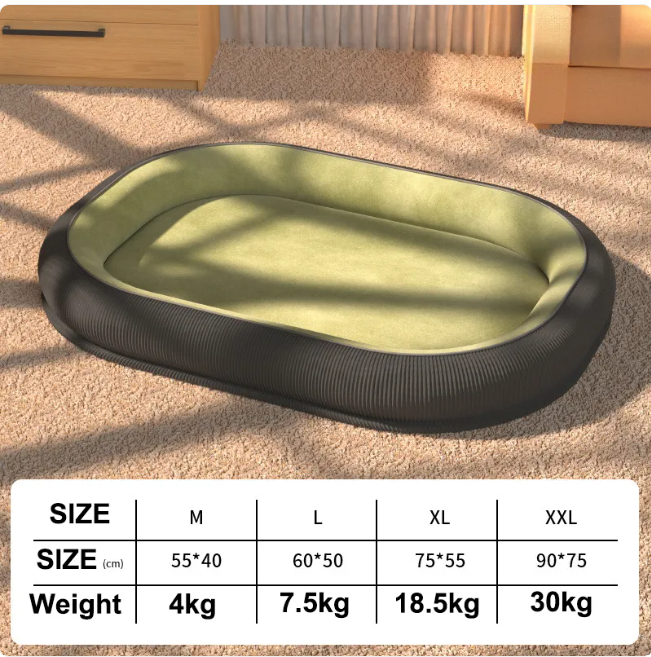 Ganzjahres-Hundebett mit waschbarem und abnehmbarem Kissen