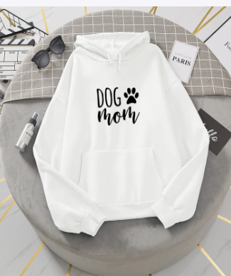 Bequemer Mode-Hoodie für Hundemamas