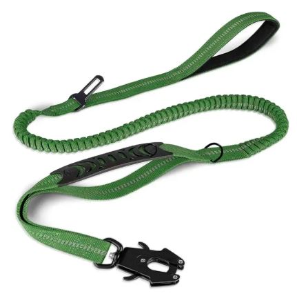 Schwere taktische Hundeleine mit Bungee