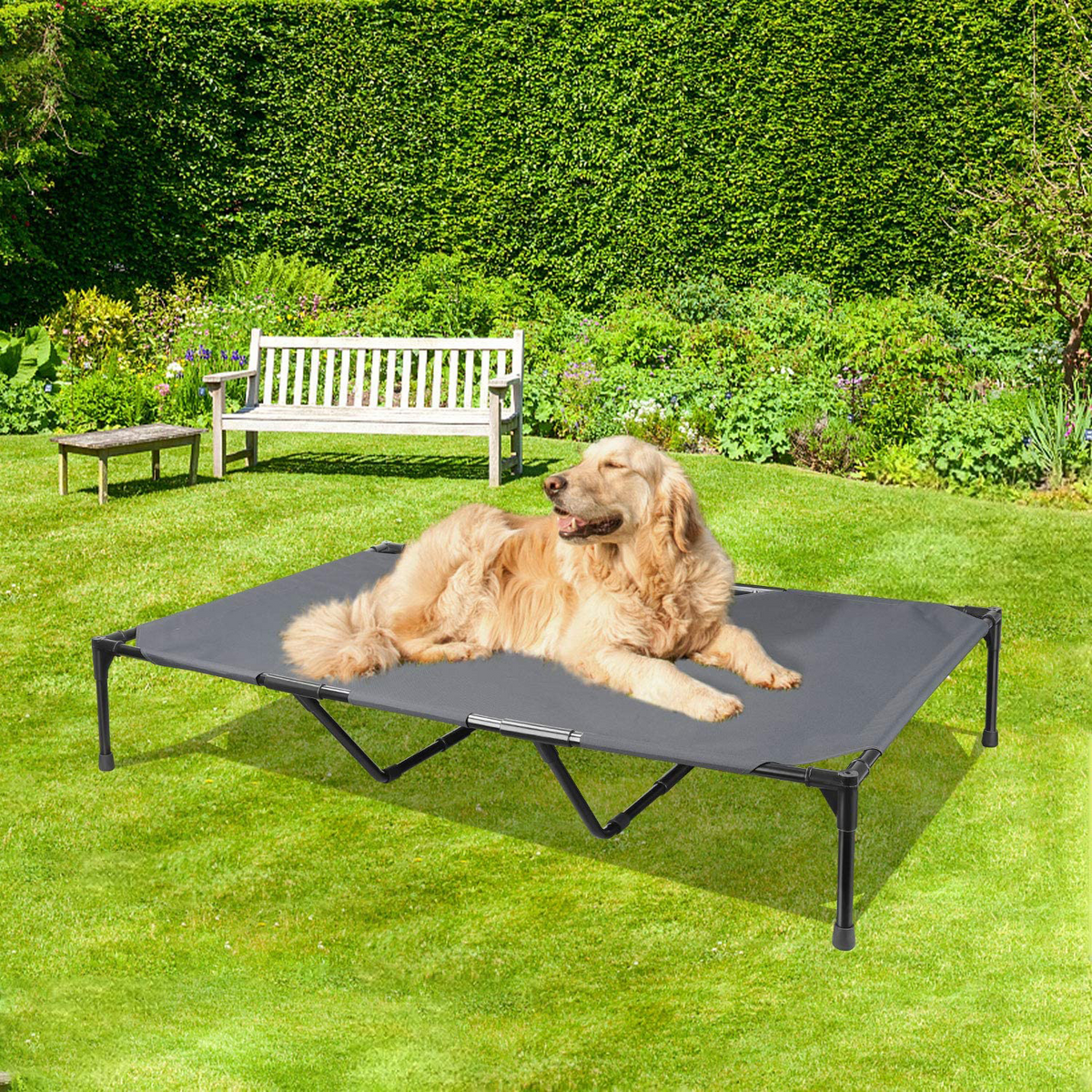 Großes Erhöhtes Außen-Hundebett