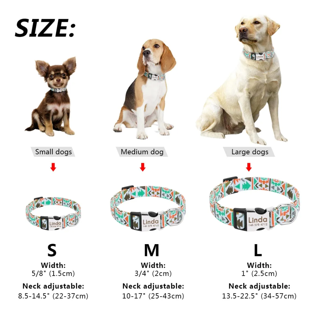 Angepasster graviertes Anti-verloren Hundehalsband-Anhänger