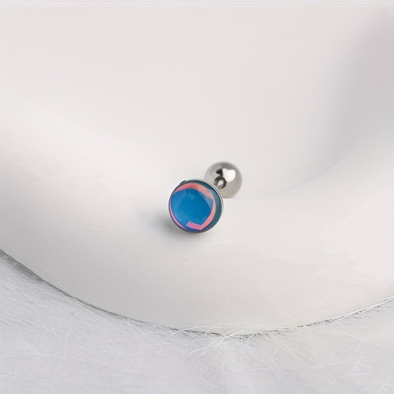 Cat Eye Fish Scale Tongue Piercing Jewelry Set (5pcs)
