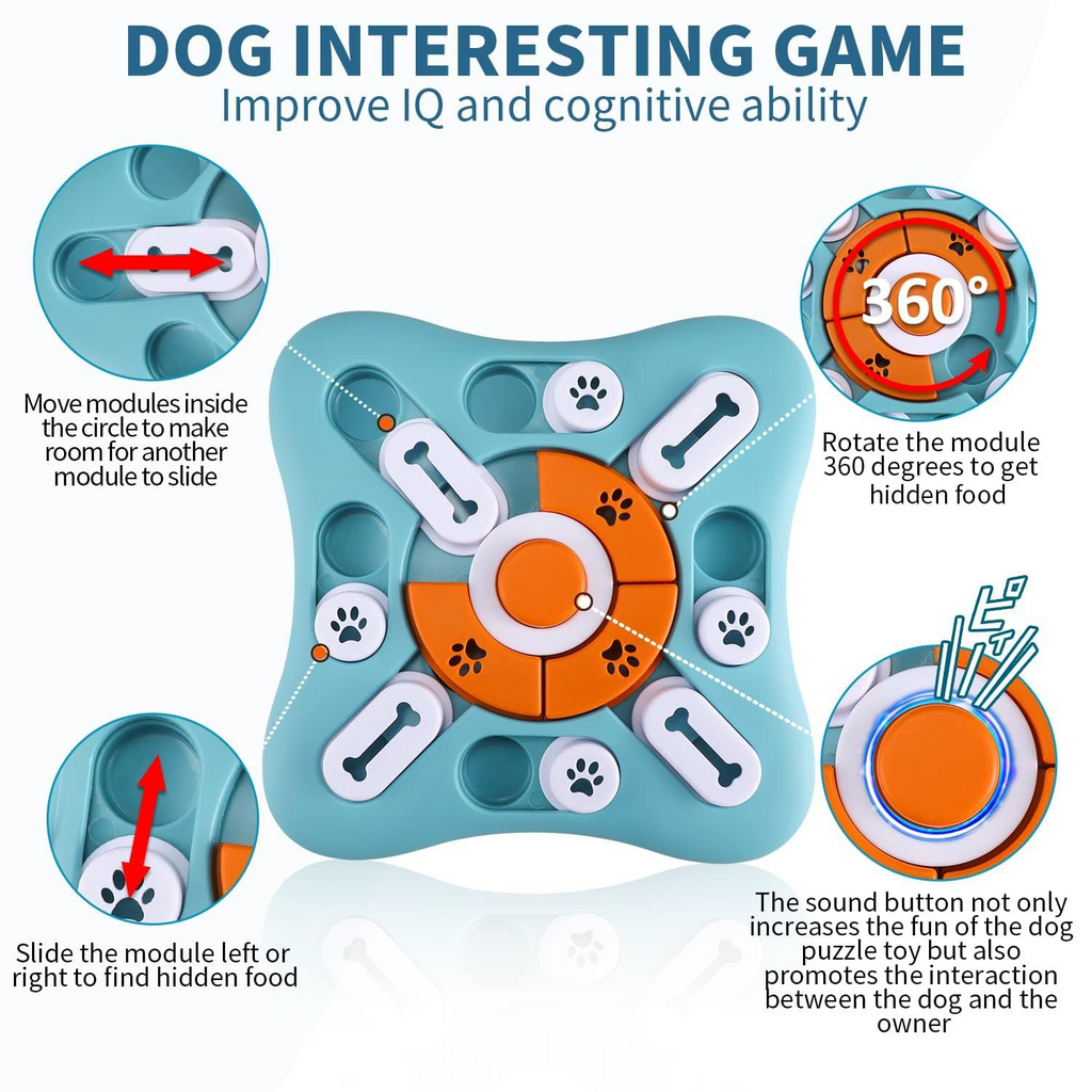 Interaktives Bildungsspielzeug für Hunde