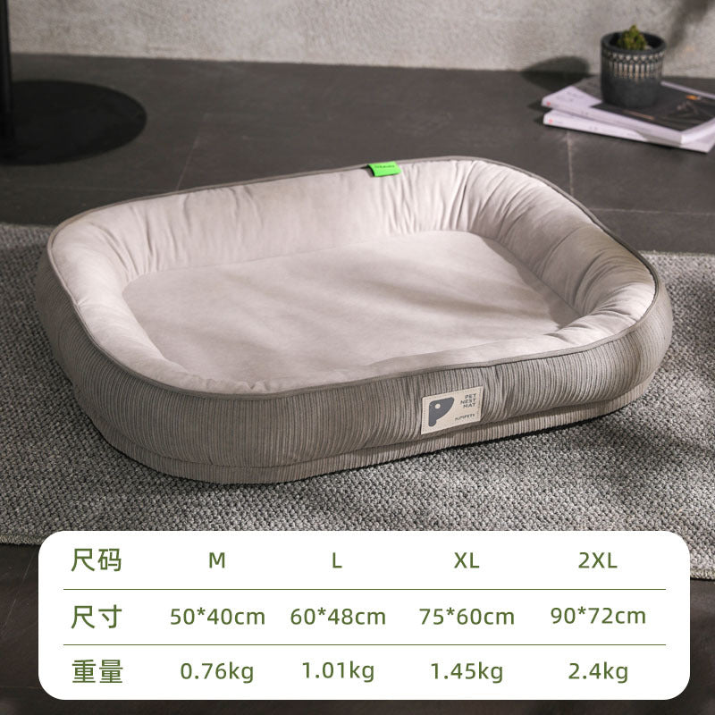 Komfortables dickes Hundebett - Waschbares Design