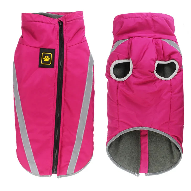 Dickere winddichte Hundejacke