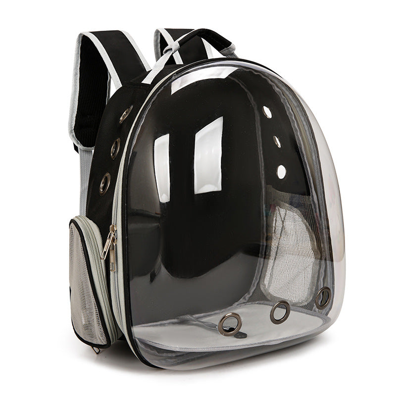 Transparenter Haustierrucksack