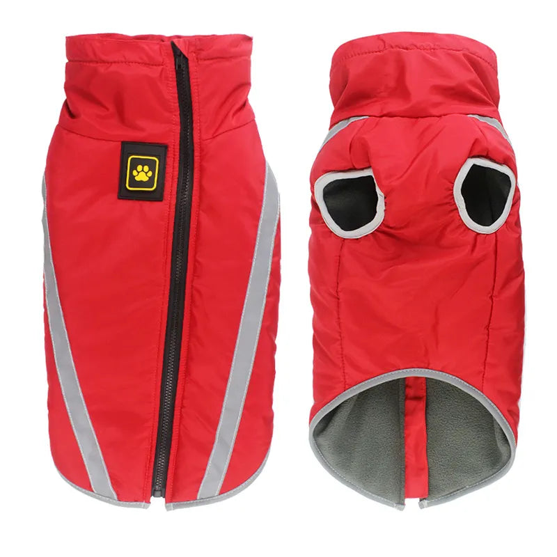 Dickere winddichte Hundejacke