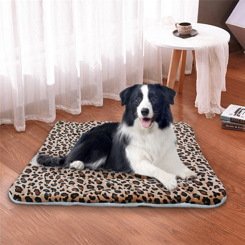 Dickes Korallen-Fleece Haustierdecke und Hundebettmatte
