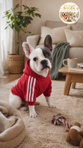Hunde Fleece Kapuzenpullover