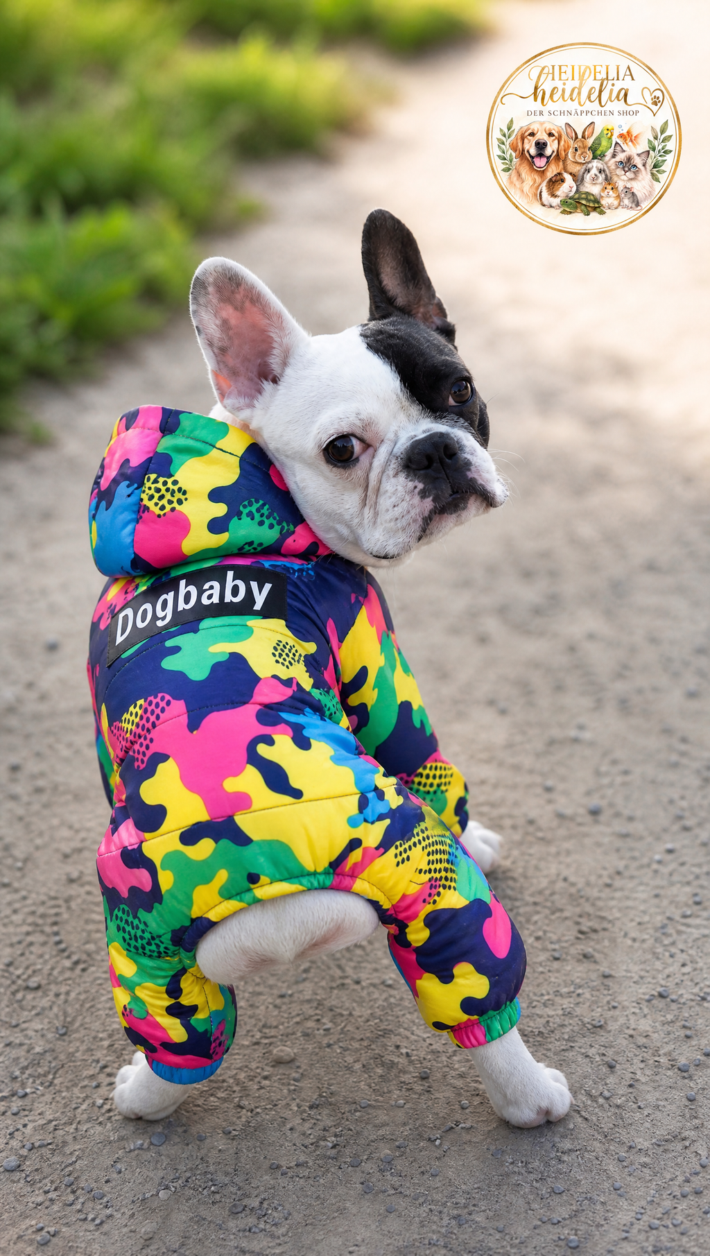 Tarnmuster Dickere Hundedaunenjacke