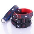 Gesticktes Lederhalsband