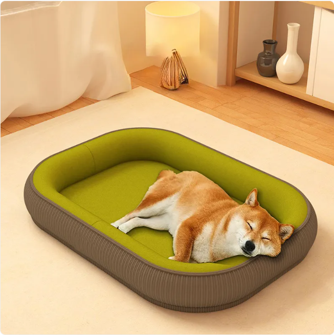 Ganzjahres-Hundebett mit waschbarem und abnehmbarem Kissen