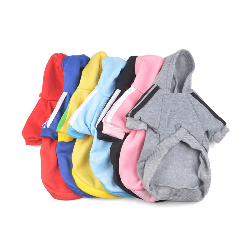 Hunde Fleece Kapuzenpullover