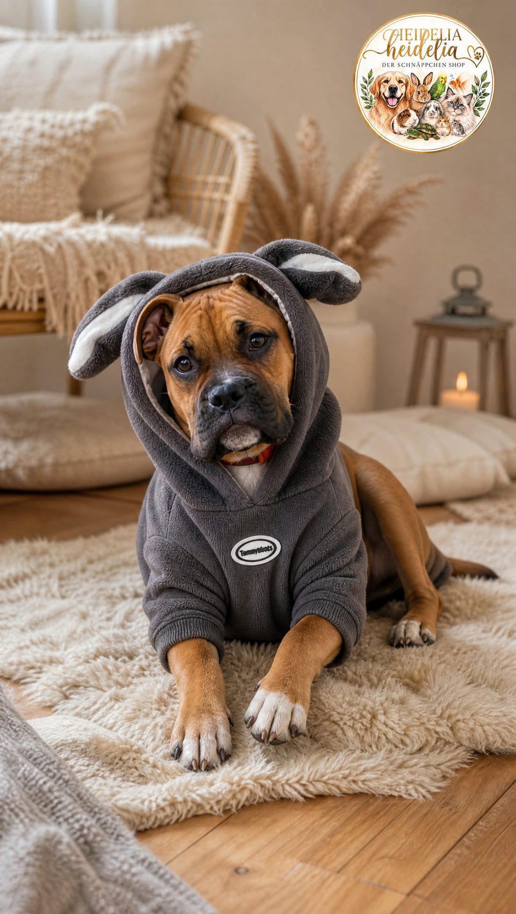 Stylischer Fleece Hundepullover