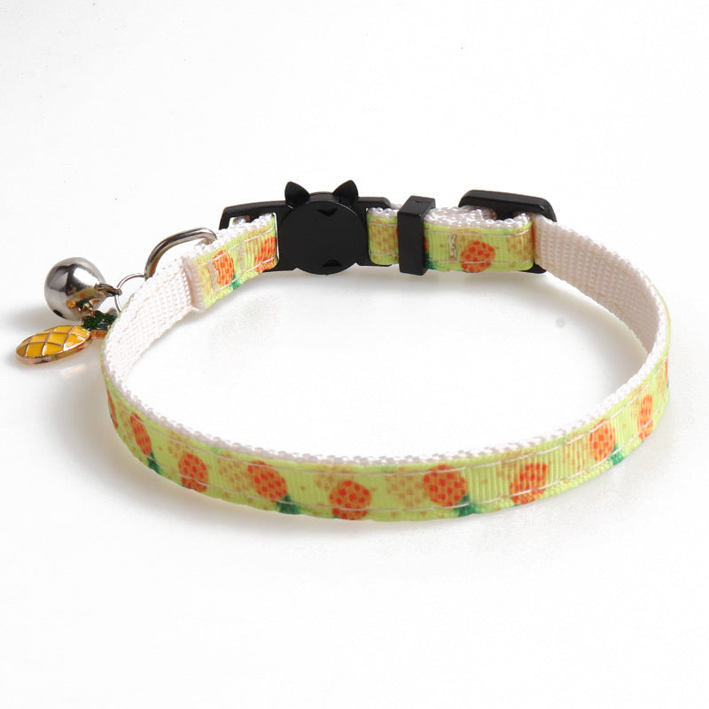 Arminger's Neues Frucht-Katzenhalsband mit Gurtband-Design