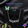 S925 Silber Katzenpfotenabdruck Anhänger Halskette