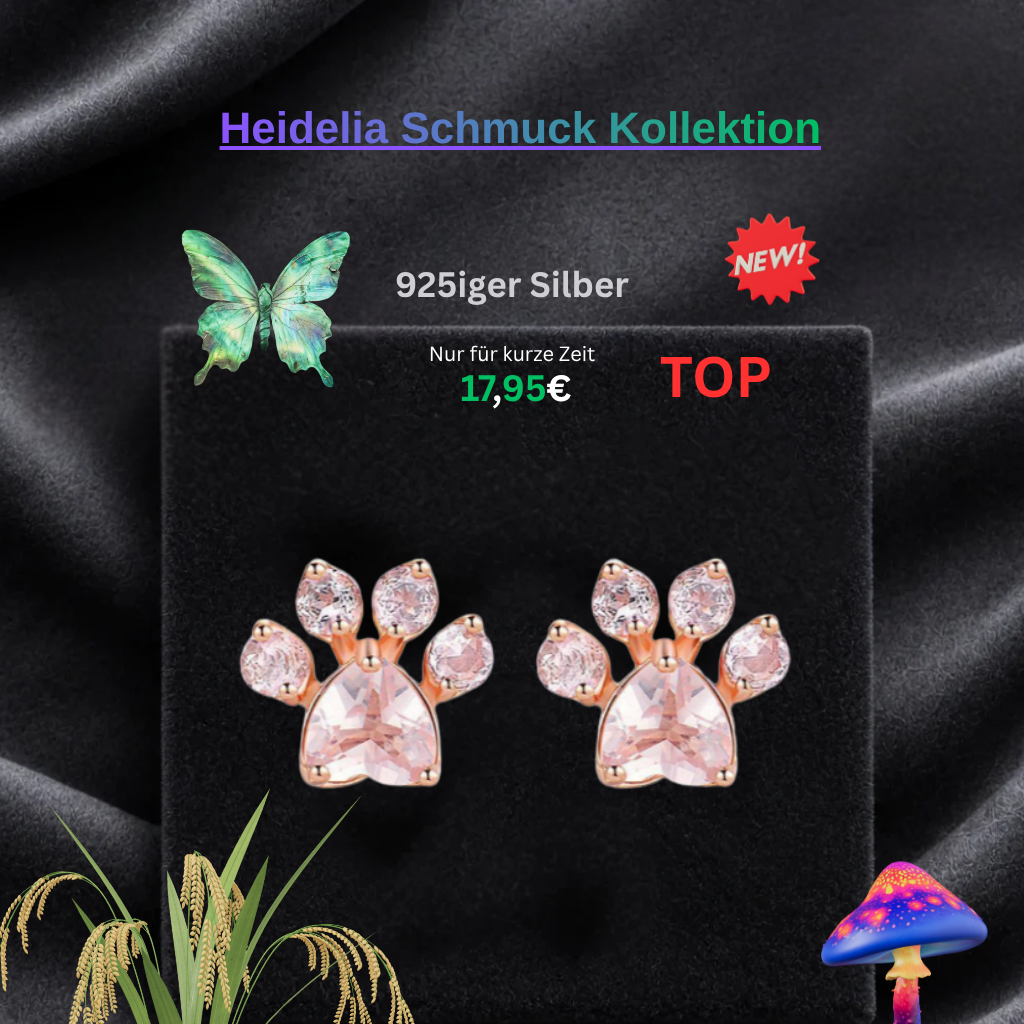 S925 Silber Natürliche Rosenquarz Ohrringe