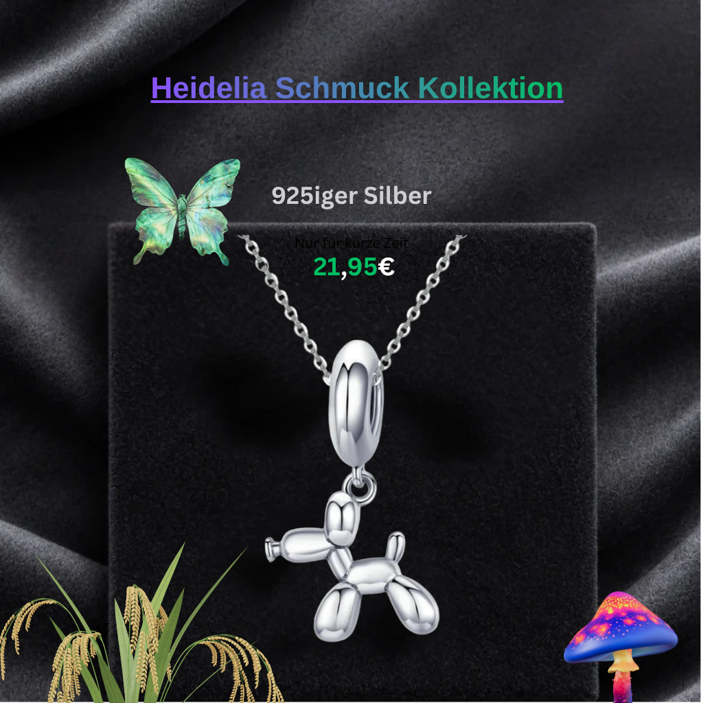 Ballonhund S925 Silber Anhänger