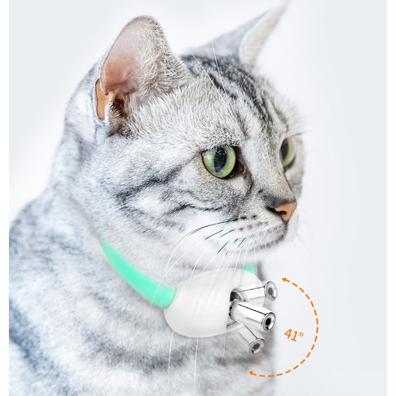 Intelligentes Laserkatzenhalsband-Spielzeug mit wiederaufladbarem Infrarot